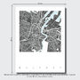 Belfast Map Art Prints Limited Editions, thumbnail 3 of 5