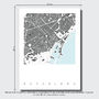 Barcelona Map Art Print Limited Edition, thumbnail 3 of 4