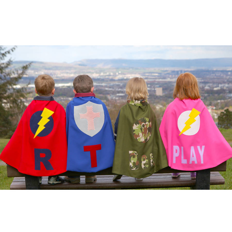 Children's Personalised Dressing Up Cape, 1 of 12