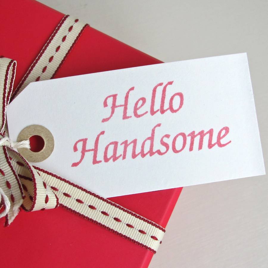 'Hello Handsome' Gift Tag, 1 of 4