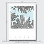 Map Print Of Sydney Limited Edition, thumbnail 3 of 5