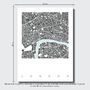 Map Art Print Of London Limited Edition Print, thumbnail 3 of 5
