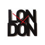 London - Typographic City Clock, thumbnail 1 of 5