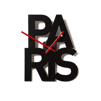 Paris - Typographic City Clock, 6 of 6