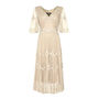 Ivory Lace Special Occasion Dress With Sleeves, thumbnail 1 of 3