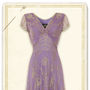 Special Occasion Lace Dress In Orchid Pink Lace, thumbnail 3 of 3
