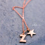 Personalised Chunky Letter Necklace, thumbnail 8 of 12
