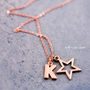 Personalised Chunky Letter Necklace, thumbnail 7 of 12