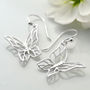Silver Butterfly Jewellery Set, thumbnail 3 of 6