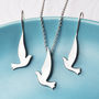 Silver Dove Jewellery Set, thumbnail 1 of 6