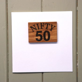 50th Birthday Magnet Card, 3 of 6