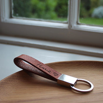 Personalised Leather Key Ring, 8 of 10