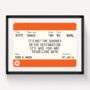 Personalised Train Ticket Print, thumbnail 4 of 7