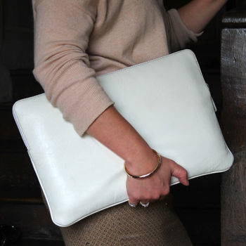 Personalised Leather Laptop Sleeve / Document Portfolio, 11 of 12