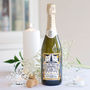 Personalised Christmas Wine Bottle Prosecco, thumbnail 1 of 5