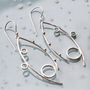 Sterling Silver Marine Dangly Earrings, thumbnail 1 of 4