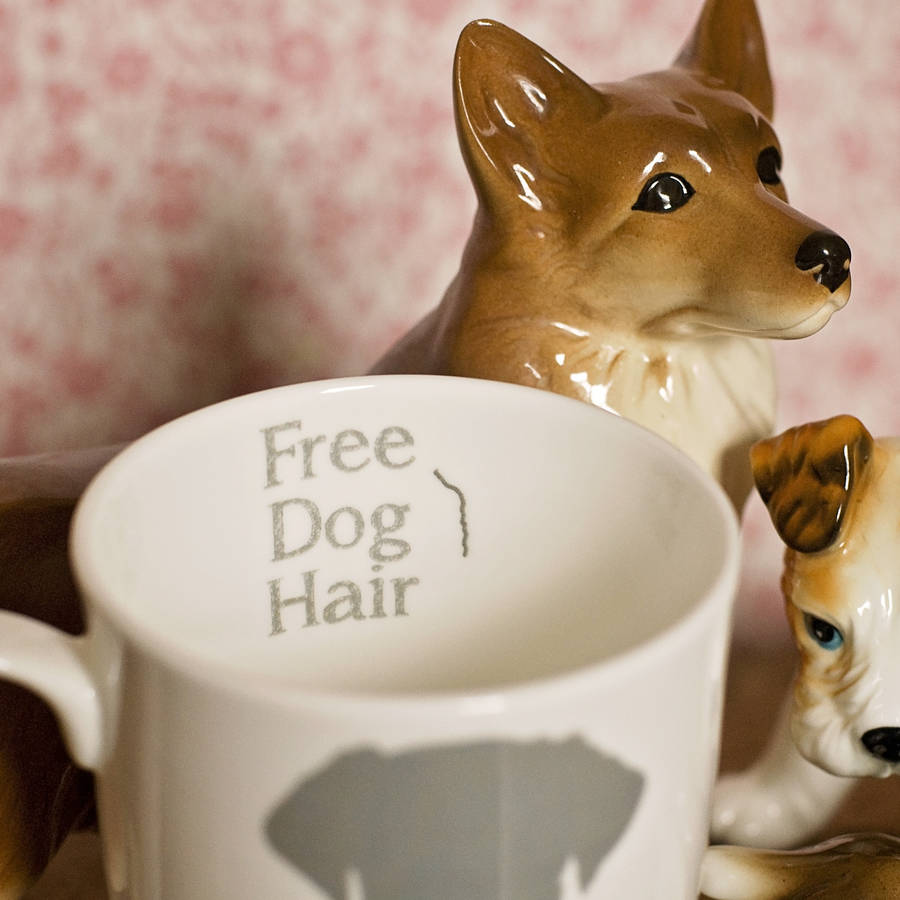 crazy dog lady bone china mug with free dog hair by charlotte clark ltd