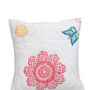 Daisy Floral Quilted Cushion, thumbnail 2 of 5