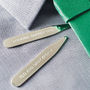 Sterling Silver Collar Stiffeners Hallmarked, thumbnail 7 of 7