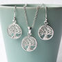 Silver Tree Of Life Jewellery Set, thumbnail 1 of 6