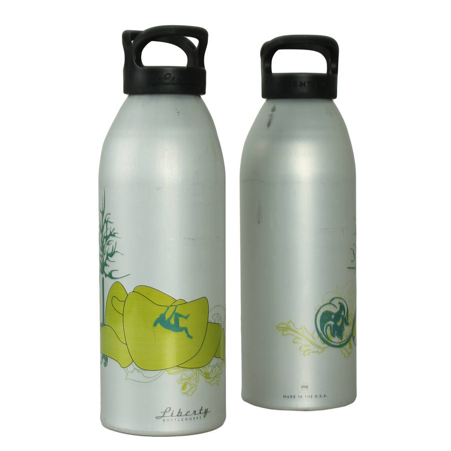 Recycled Aluminium Reusable Bottles 32oz By Green Tulip
