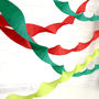 Set Of Three Crepe Paper Streamers Party Decoration, thumbnail 11 of 12