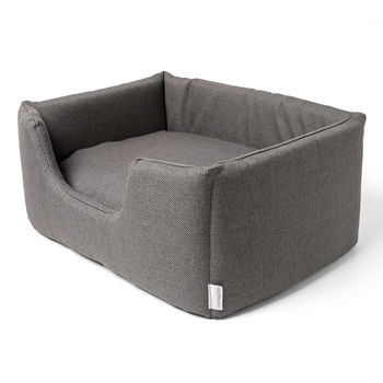 Charley Chau Deep Sided Dog Bed In Weave Fabric, 3 of 8