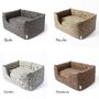 Charley Chau Deep Sided Dog Bed In Weave Fabric, thumbnail 7 of 8