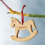 Personalised Rocking Horse Decoration, thumbnail 1 of 4
