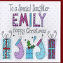 Personalised Daughter Christmas Card, thumbnail 1 of 2