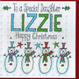 Personalised Daughter Christmas Card, thumbnail 2 of 2