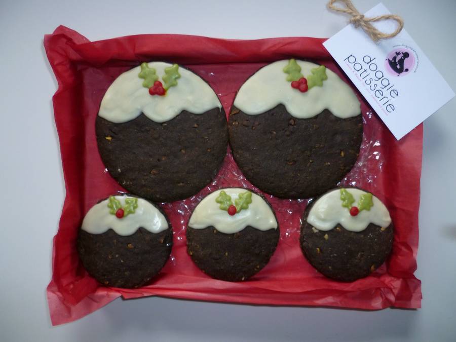 Christmas Pudding Cookie Gift Box, 1 of 4
