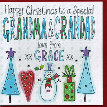 Personalised Grandma Christmas Card, 2 of 2