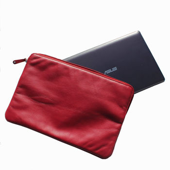 Personalised Leather Laptop Sleeve / Document Portfolio, 10 of 12