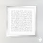 Personalised Silver Anniversary Word Search Print, thumbnail 4 of 10