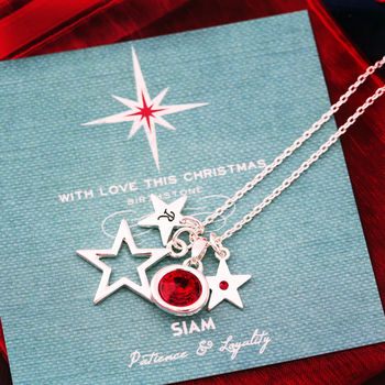 Design Your Own Christmas Birthstone Charm Necklace, 6 of 12