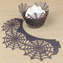 12 Halloween Spider Web Cupcake Wrappers, thumbnail 5 of 5