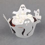 12 Halloween Ghost Cupcake Wrappers, thumbnail 1 of 3