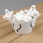 12 Halloween Ghost Cupcake Wrappers, thumbnail 3 of 3