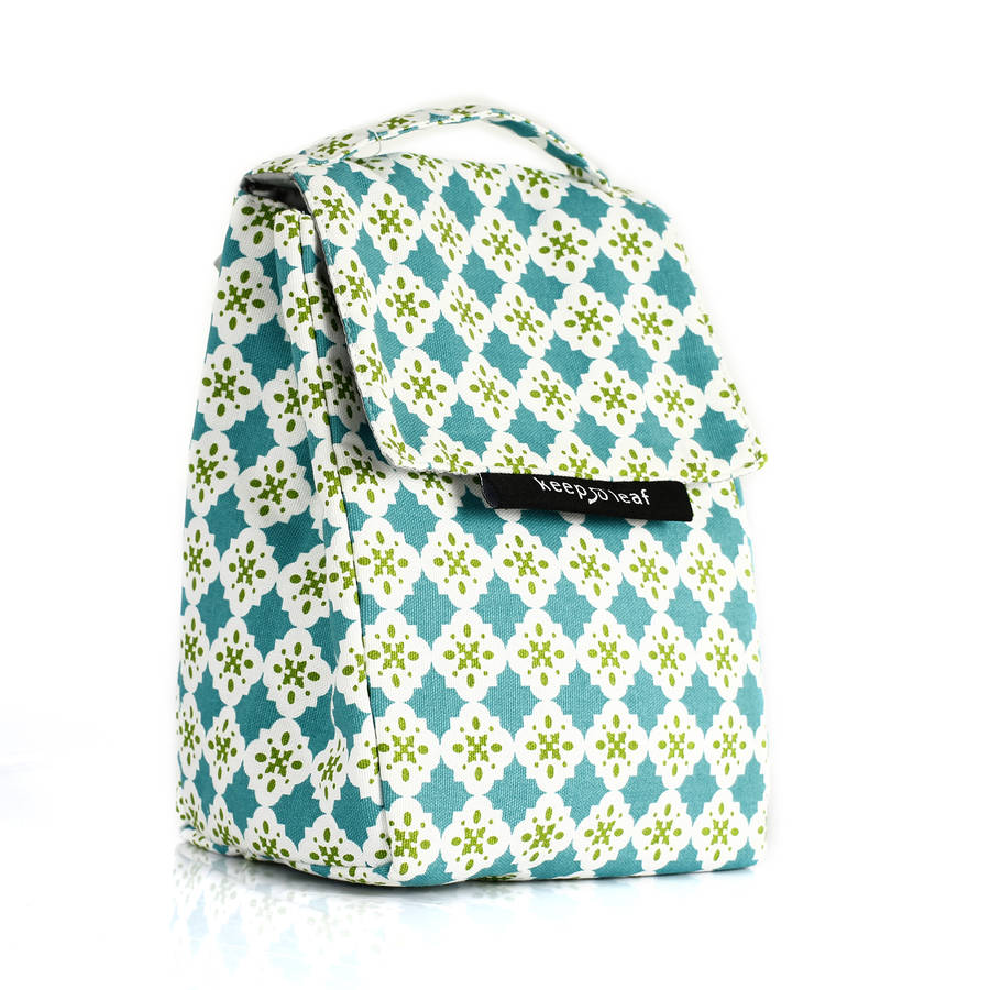 organic cotton insulated lunch bags by green tulip ethical living