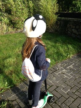 Child's Hi Vis Sheep Helmet Cover, 3 of 6
