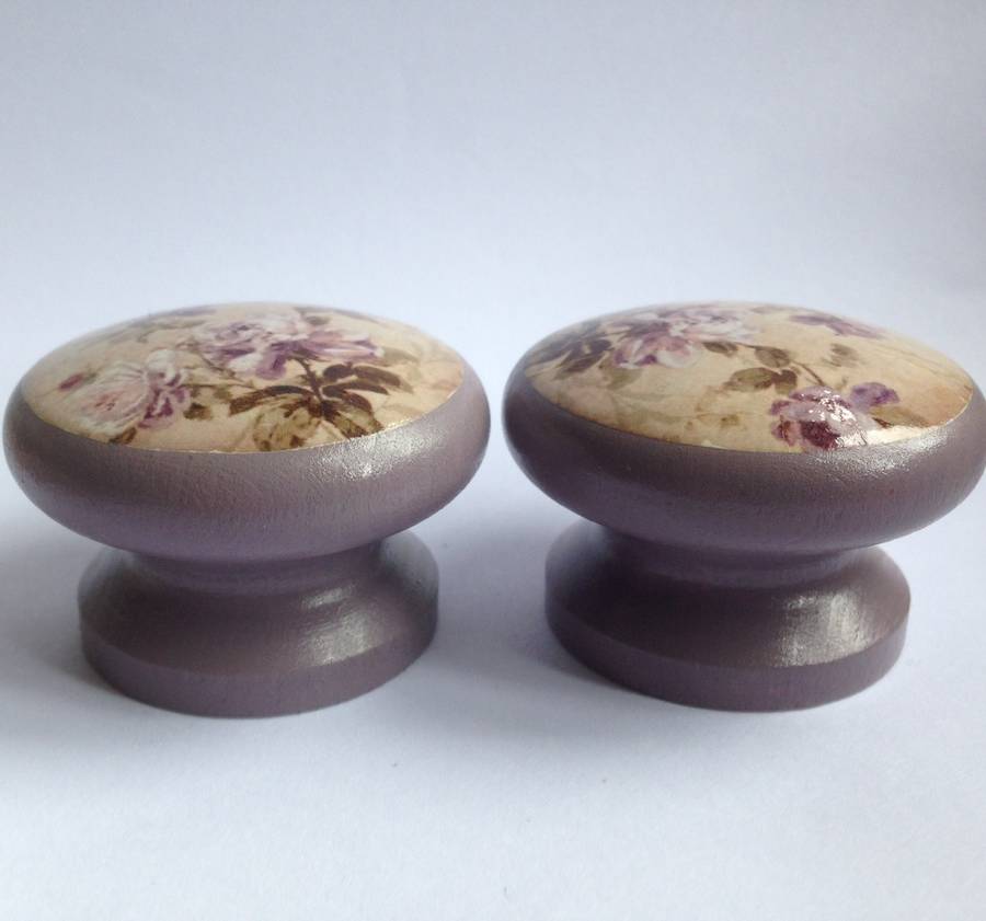 Vintage Rose Door Drawer Cupboard Knob By Surface Candy
