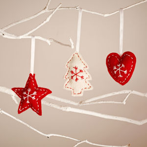 Nordic wooden christmas tree decoration