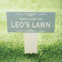 Personalised Enamel Garden Sign, thumbnail 4 of 8