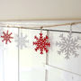 Snowflake Garland, thumbnail 1 of 3