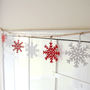 Snowflake Garland, thumbnail 3 of 3