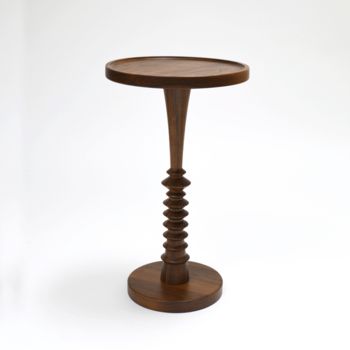 Walnut Turned Occasional Table, 5 of 5