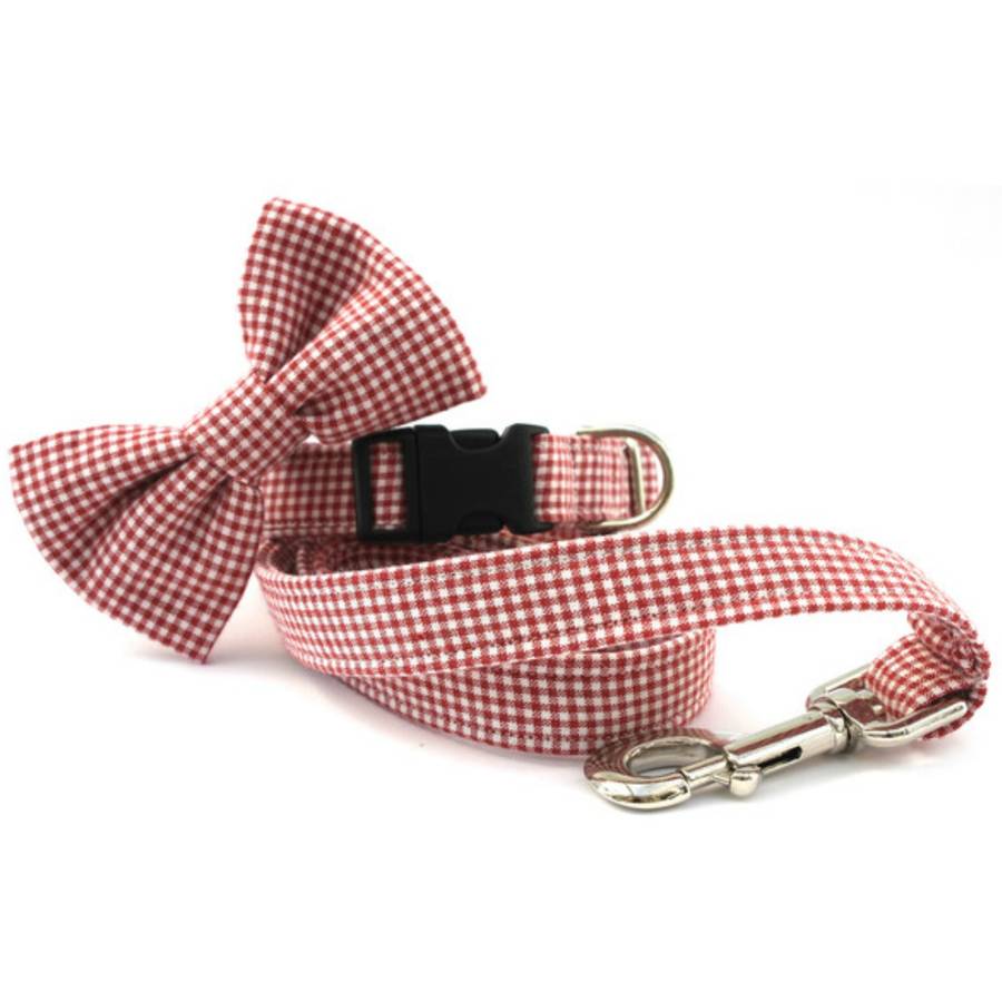 Ruby Dog Collar By Feathers & Tails