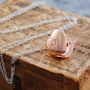 Heart Locket Rose Gold Plated Silver Necklace, thumbnail 1 of 9