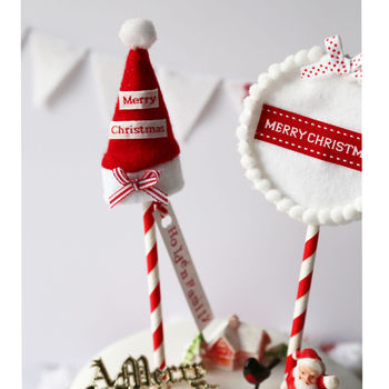 Christmas Cake Decorations And Toppers By buttongirl designs